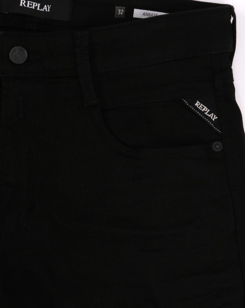 Replay Anbass Jeans Schwarz