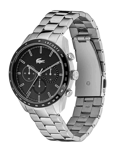 Lacoste Boston Uhr Schwarz/Silber