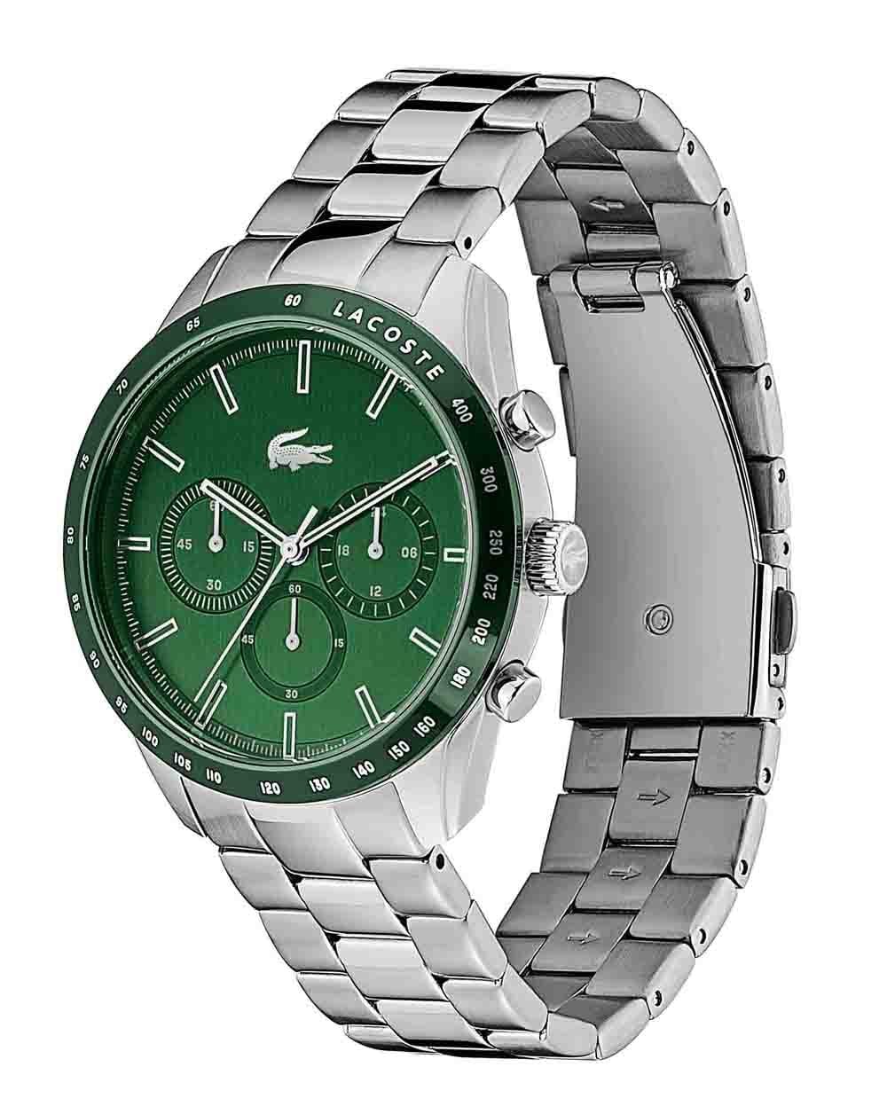 Lacoste Boston Watch Green/Silver