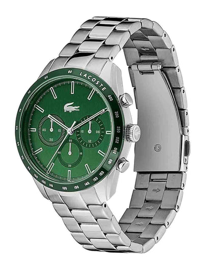 Lacoste Boston Uhr Grün/Silber