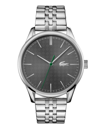 Lacoste Vienna Uhr Silber/Schwarz