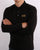 Emporio Armani EA7 Long Sleeve Polo Shirt Black