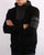 Barbour International Swift Knit Hoodie Black