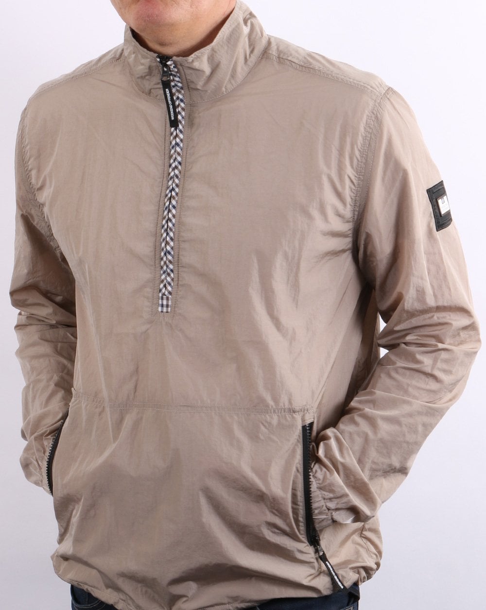 Weekend Offender Covington Half Zip Beige
