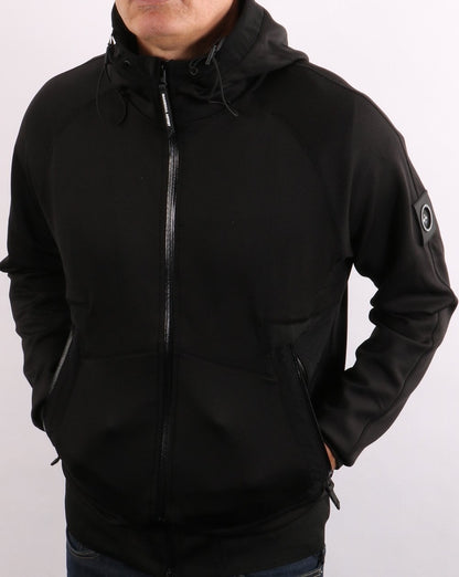 Marshall Artist Softshell-Trainingsjacke mit Kapuze, Schwarz