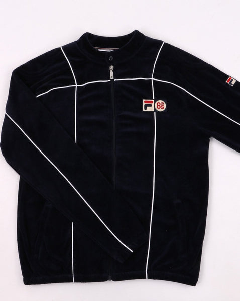 Fila Vintage Terrinda Velour Pro Badge Track Navy/white