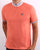 Fila Vintage 1/4 Zip Polo Shirt Coral