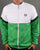 Sergio Tacchini Orion Track Top White- Fresh Green