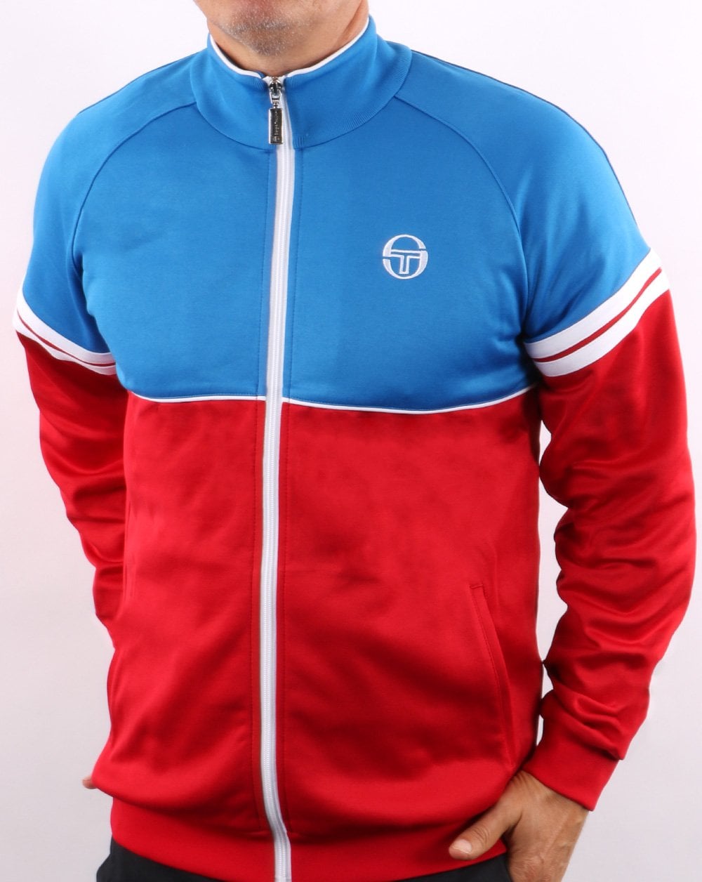 Sergio Tacchini Orion Trainingsjacke Französisch Blau/Rot