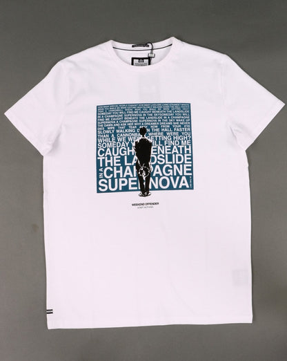 Weekend Offender Supernova T-Shirt Weiß
