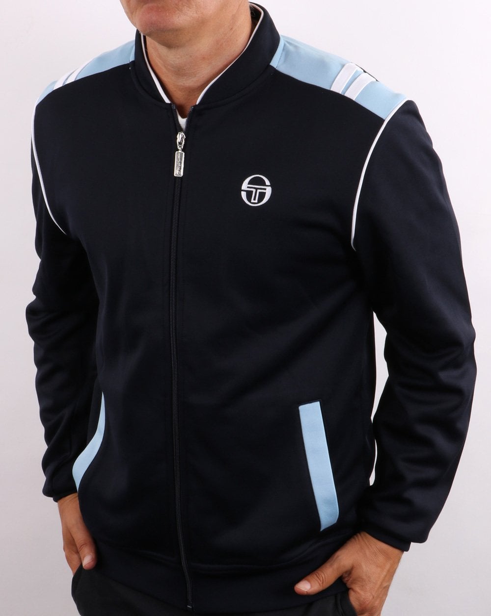 Sergio Tacchini Sammy Track Top Navy/Sky Blue