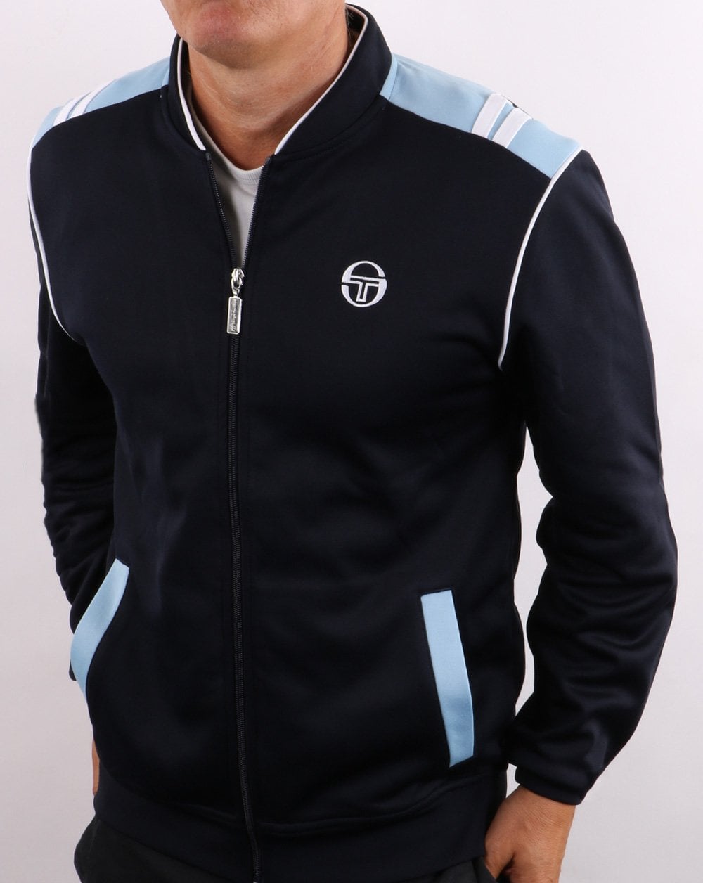 Sergio Tacchini Sammy Trainingsjacke Marineblau/Himmelblau
