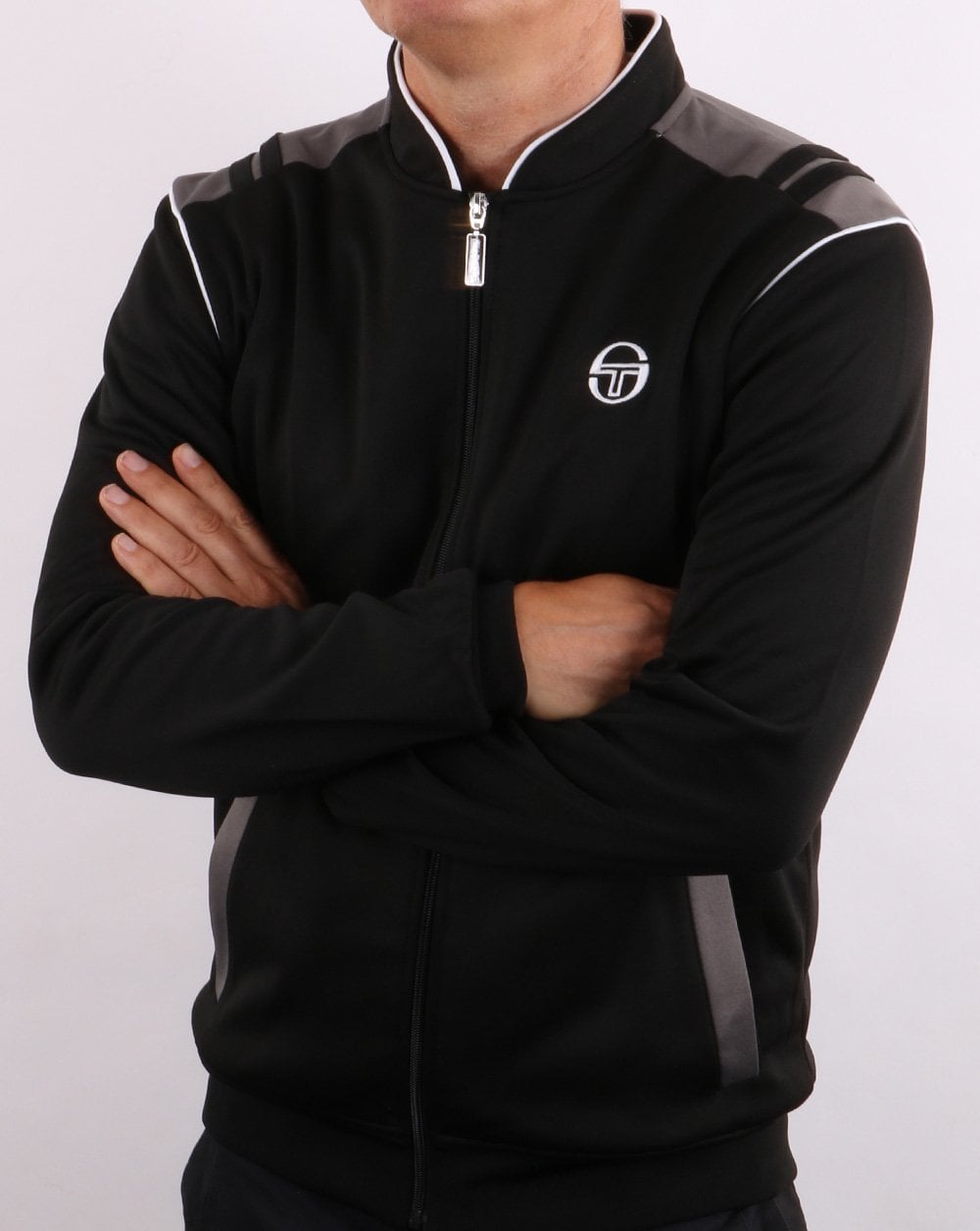 Sergio Tacchini Sammy Trainingsjacke Schwarz/Anthrazit