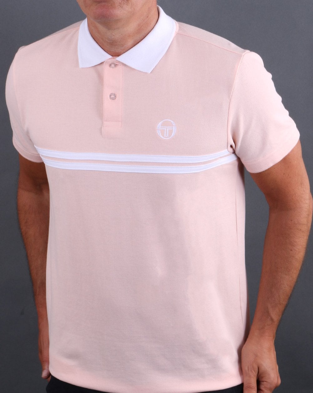 Sergio Tacchini – Supermac – Poloshirt in Blush Pink