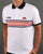 Ellesse Multi Stripe Polo Shirt White