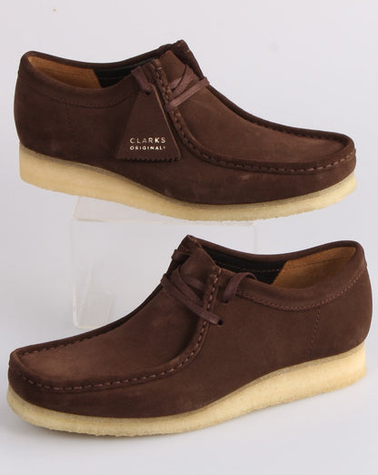 Clarks Originals Wallabee Schuh Dunkelbraun