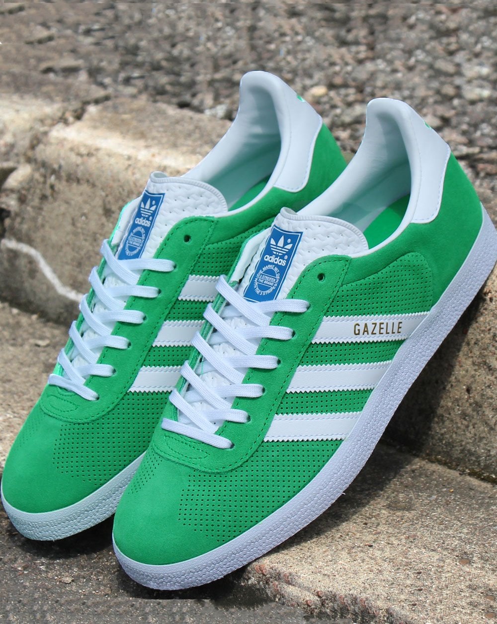 Adidas Gazelle Sneakers Grün/Weiß