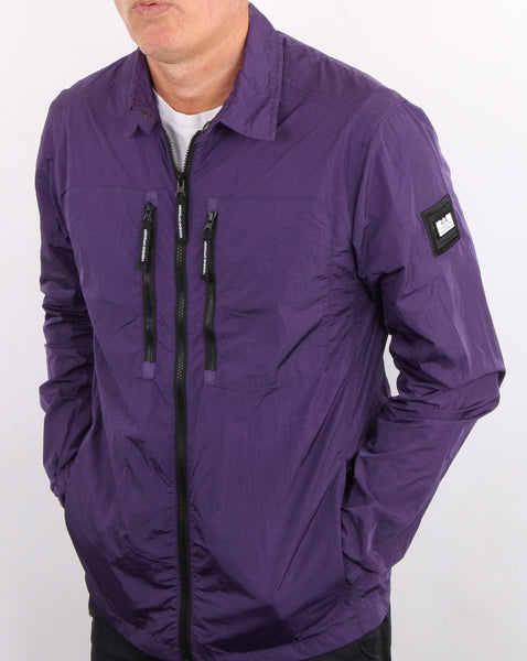 Weekend Offender Nicky Eyes Overshirt Deep Purple