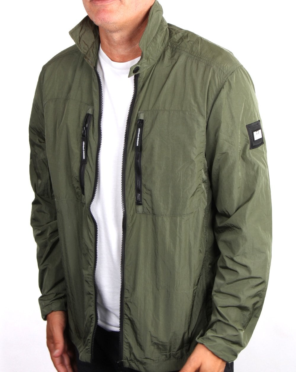 Weekend Offender Nicky Eyes Überhemd Grüner Ton