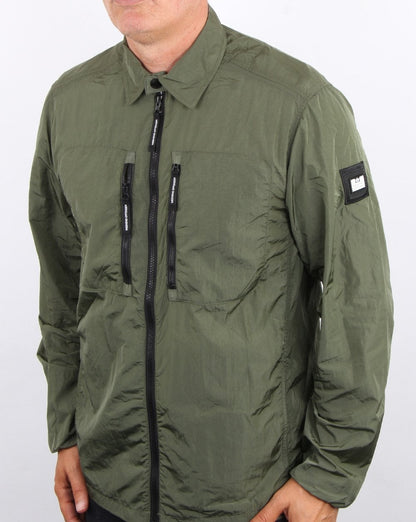 Weekend Offender Nicky Eyes Überhemd Grüner Ton