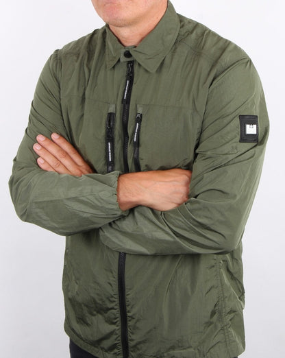 Weekend Offender Nicky Eyes Überhemd Grüner Ton