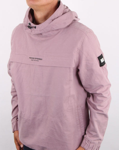 Weekend Offender Ortega Overhead Jacket lilac Wash