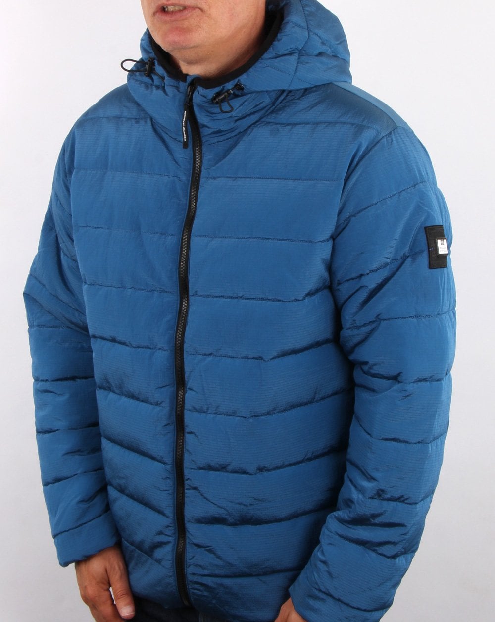 Weekend Offender La Guardia Wattierte Jacke Blau