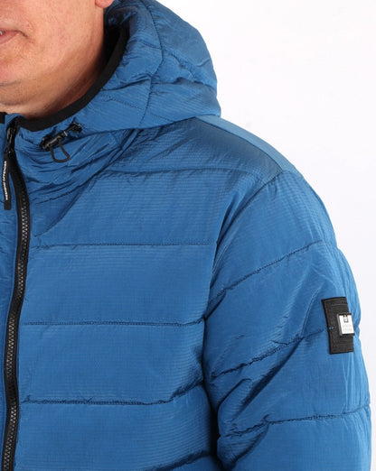 Weekend Offender La Guardia Wattierte Jacke Blau