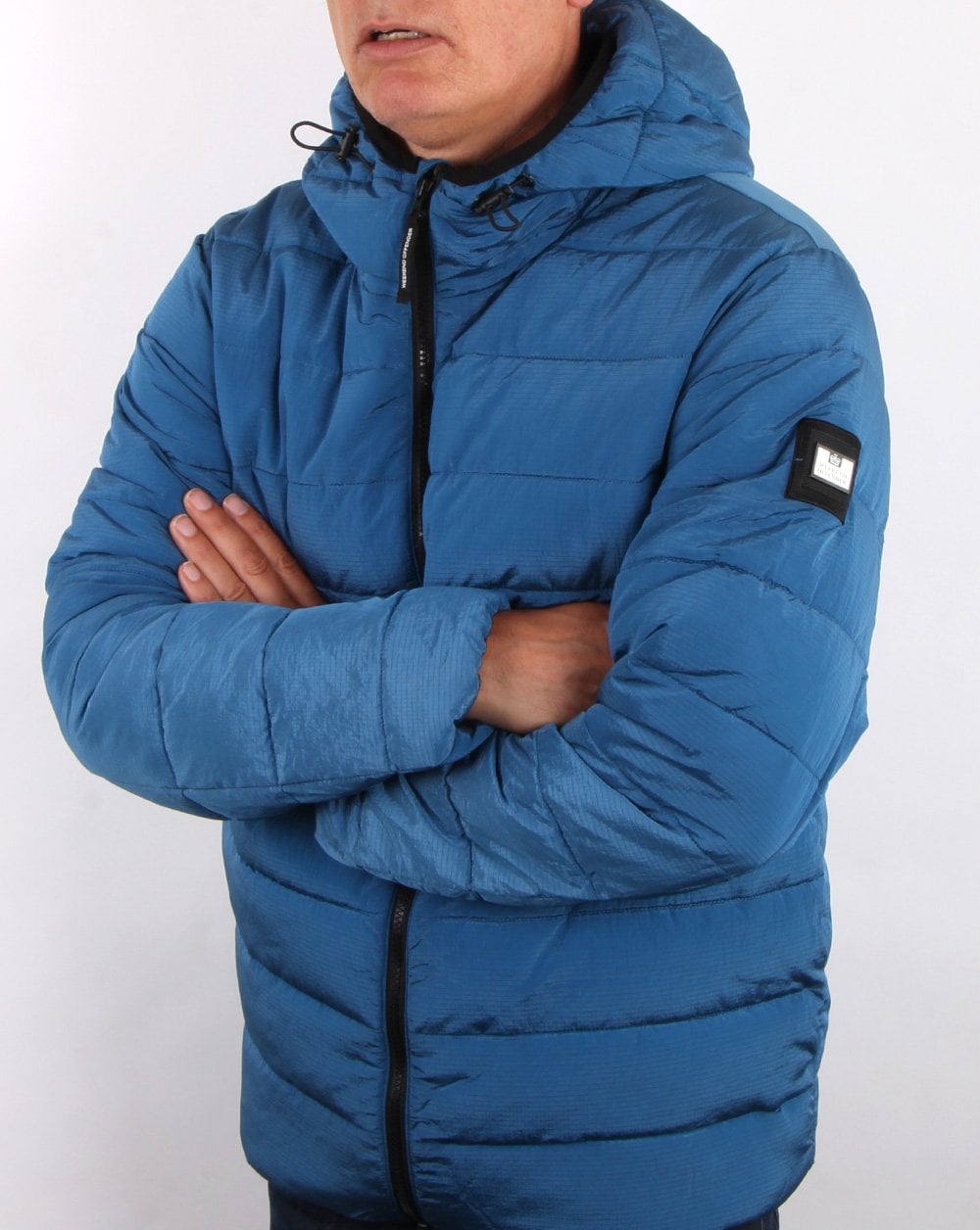 Weekend Offender La Guardia Wattierte Jacke Blau