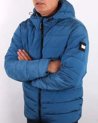 Weekend Offender La Guardia Wattierte Jacke Blau