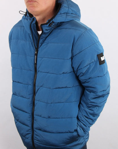 Weekend Offender La Guardia Wattierte Jacke Blau