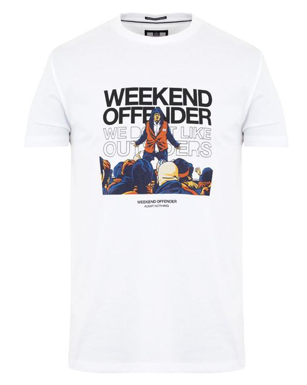 Weekend Offender Bovver T-Shirt Weiß