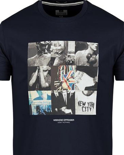 Weekend Offender Nine T-Shirt Marineblau