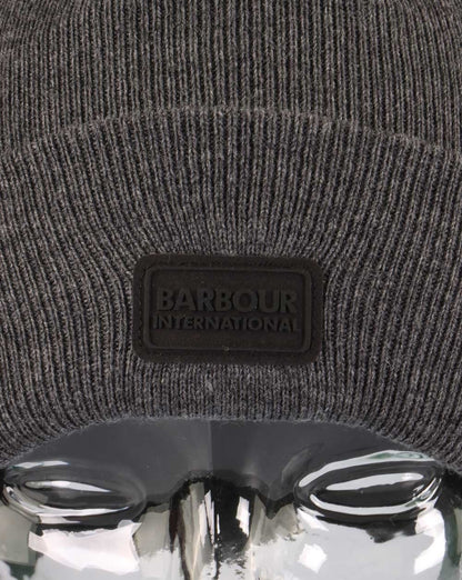 Barbour International Sensor Strickmütze Graumeliert