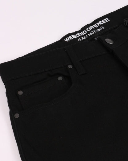 Weekend Offender Tapered Fit Jeans Schwarz