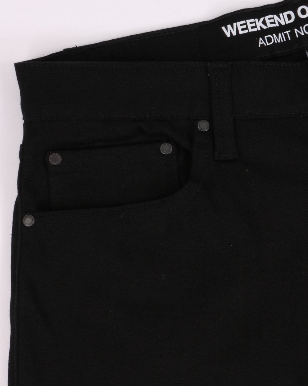Weekend Offender Tapered Fit Jeans Schwarz