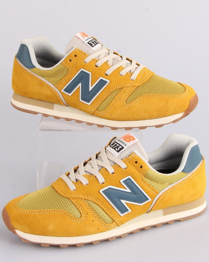 New Balance 373 Trainer Gelb/Blau