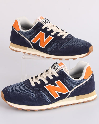 New Balance 373 Trainer Marineblau/Orange