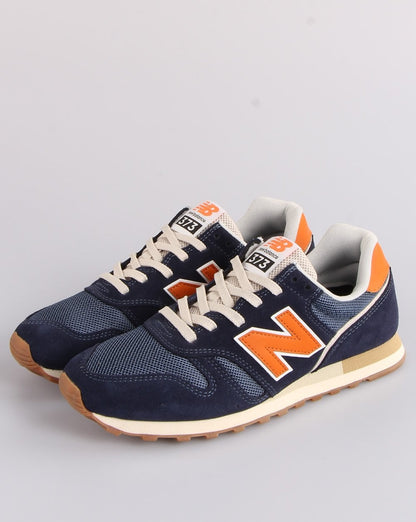 New Balance 373 Trainer Marineblau/Orange