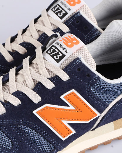 New Balance 373 Trainer Marineblau/Orange