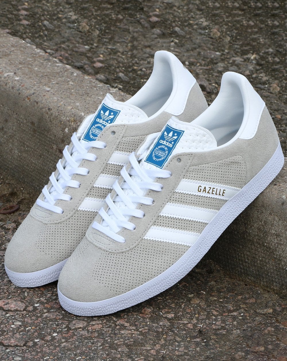 Adidas Gazelle Sneakers Grau/Weiß