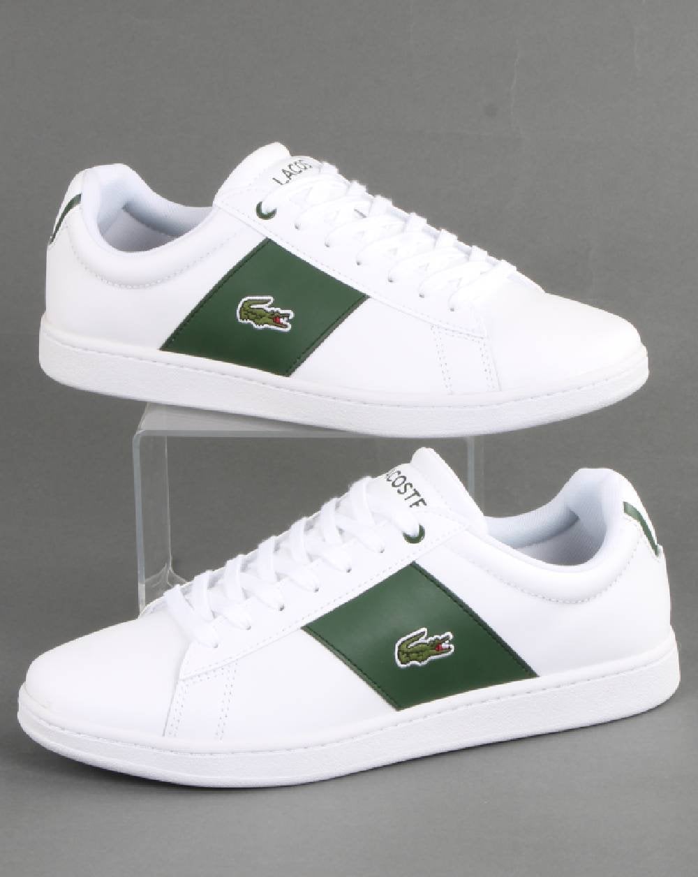 Lacoste Footwear Carnaby Trainer Weiß/Dunkelgrün