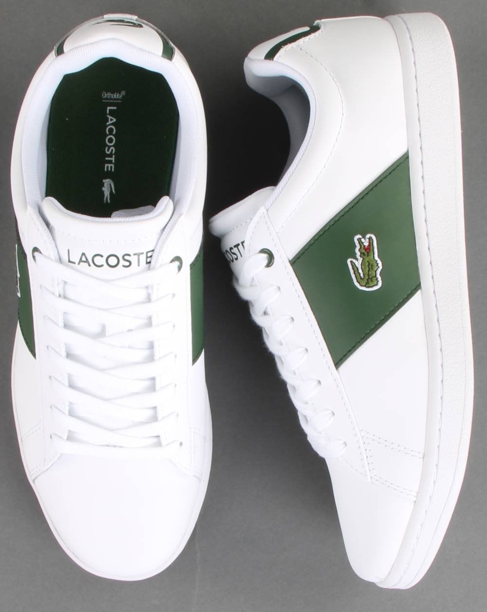 Lacoste Footwear Carnaby Trainer Weiß/Dunkelgrün