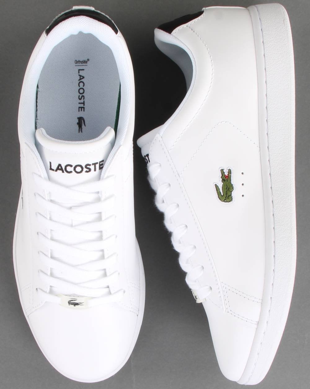 Lacoste Footwear Carnaby Evo Trainer White/Black