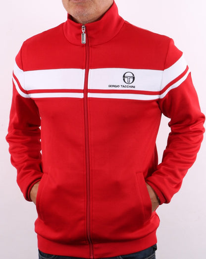 Sergio Tacchini Masters Trainingsjacke Rot/Weiß