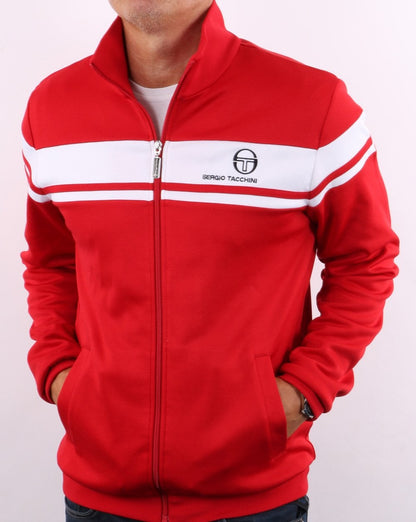 Sergio Tacchini Masters Trainingsjacke Rot/Weiß