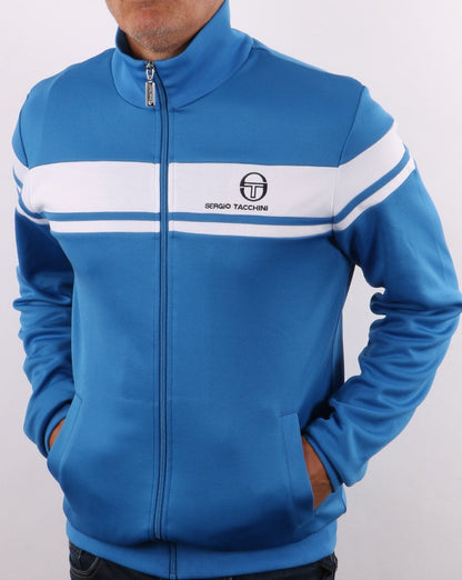 Sergio Tacchini Masters Trainingsjacke Royalblau/Weiß