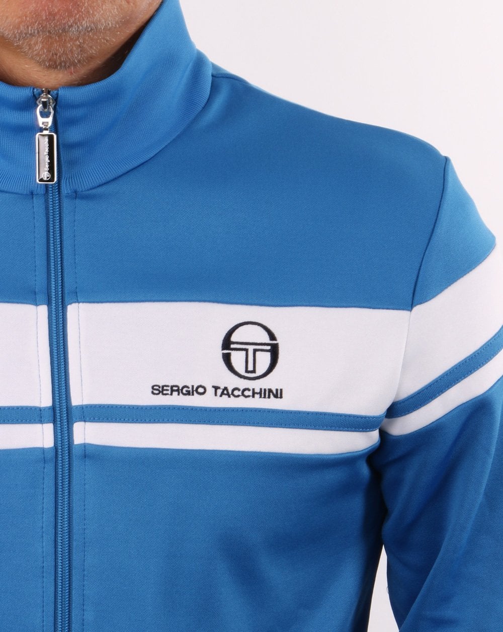 Sergio Tacchini Masters Trainingsjacke Royalblau/Weiß