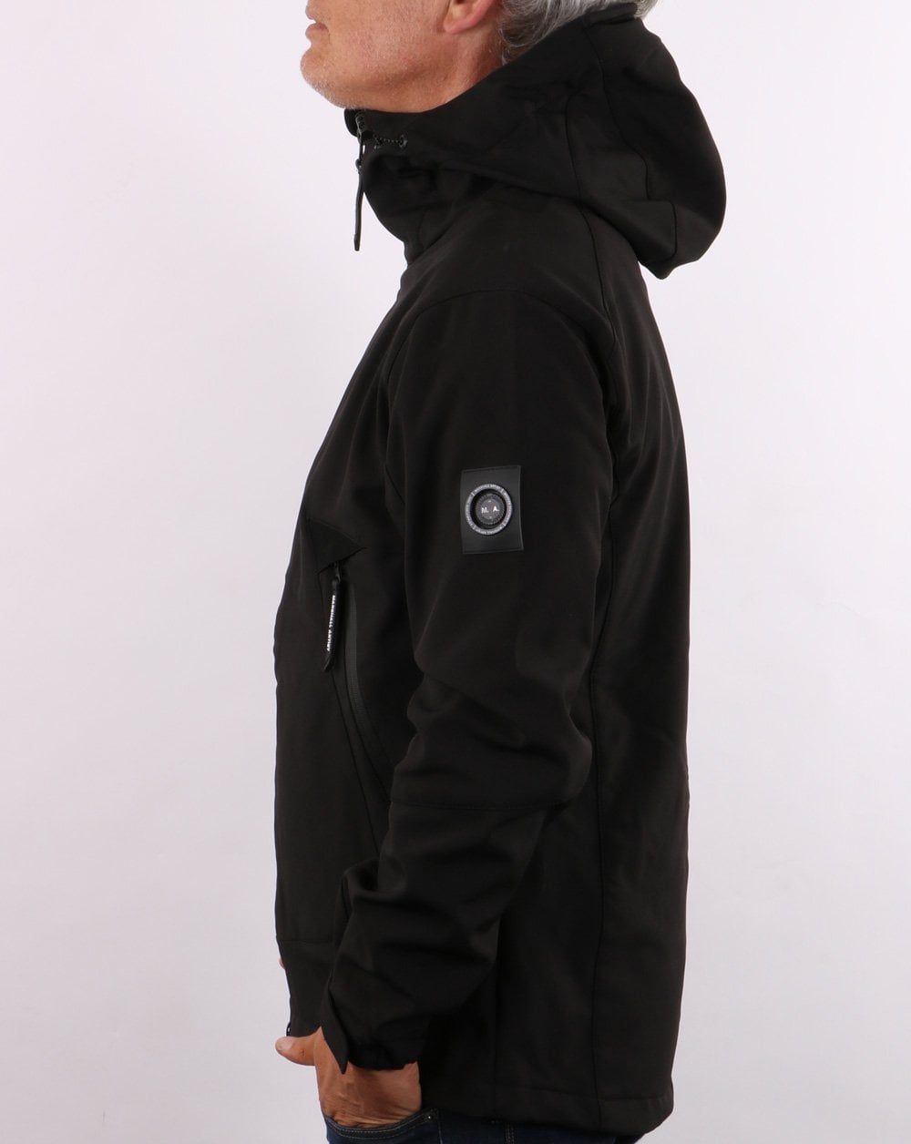 Marshall Artist Softshell Hooded Jacket Black