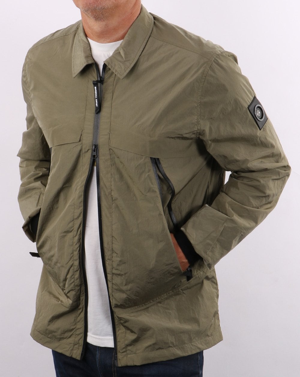Marshall Artist Molecular Kita Überhemd Khaki